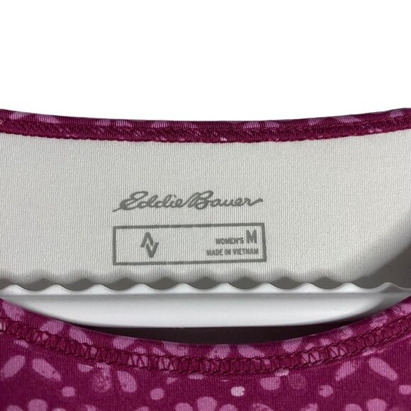 Eddie Bauer Women’s Pink Floral Long Sleeve Hiking Top - Picture 5 of 8